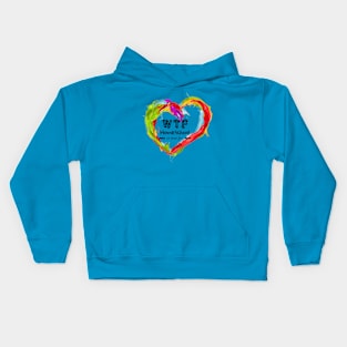 Paint Heart WTF Homeschool Kids Hoodie